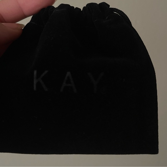 CUSTOMIZED 14K GOLD CROSS PENDANT w/ BLACK PEARL - Picture 3 of 3